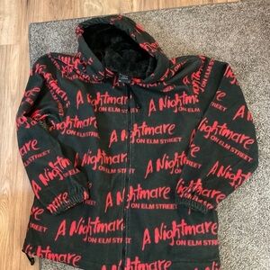 Dumbgood nightmare on elm street fleece jacket M